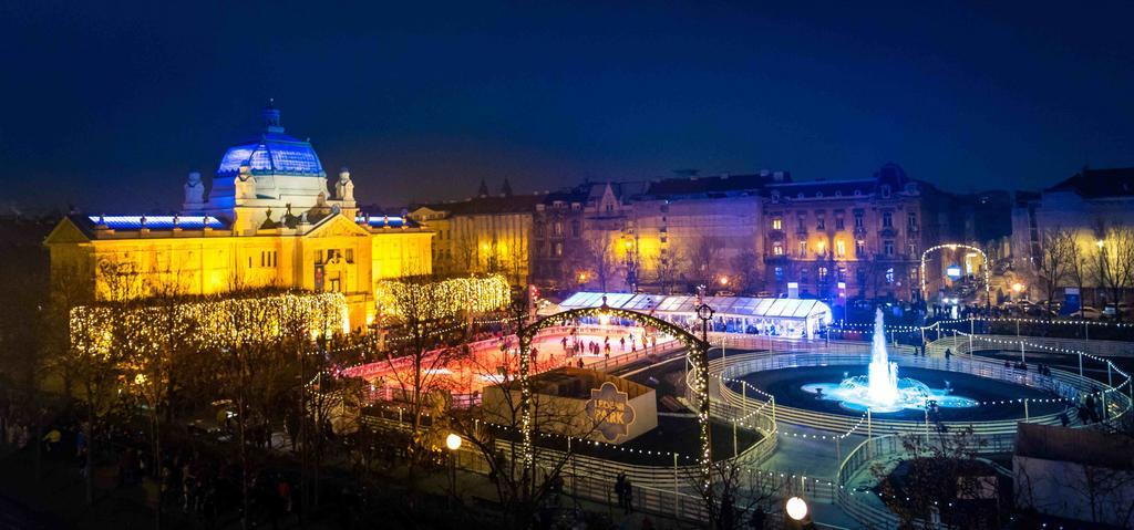 Apartment Orange Purple Blue Zagreb Luaran gambar